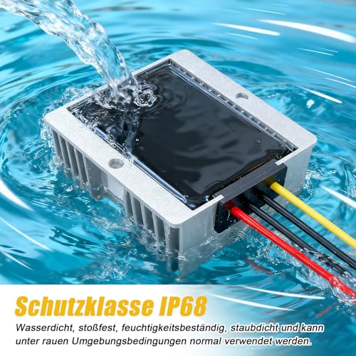 DC 24/36/48V (20-60V) to 12V 20A 240W Voltage Converter Automatic Step Up Down Converter Waterproof Overload Protection