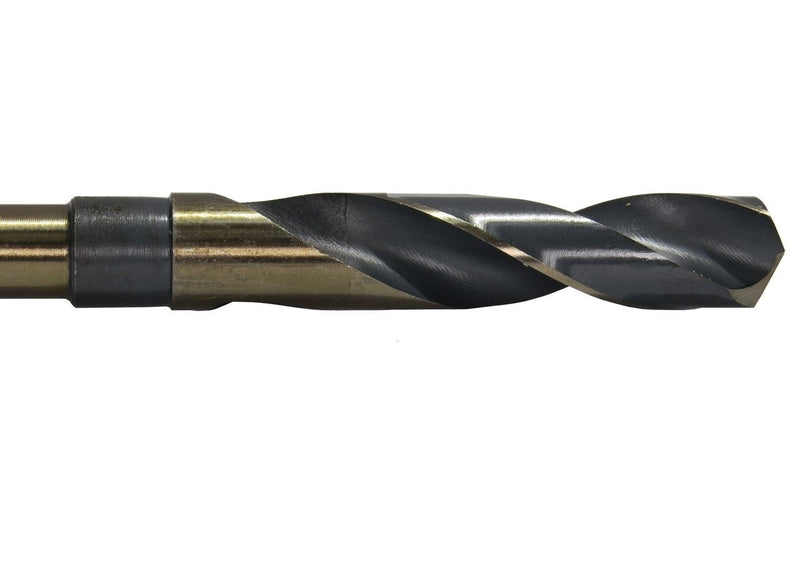 [Australia - AusPower] - Drill America - KFDRSD3/8X5/8 5/8" Reduced Shank High Speed Steel Black & Gold KFD Drill Bit with 3/8" Shank, KFD Series 5/8" 