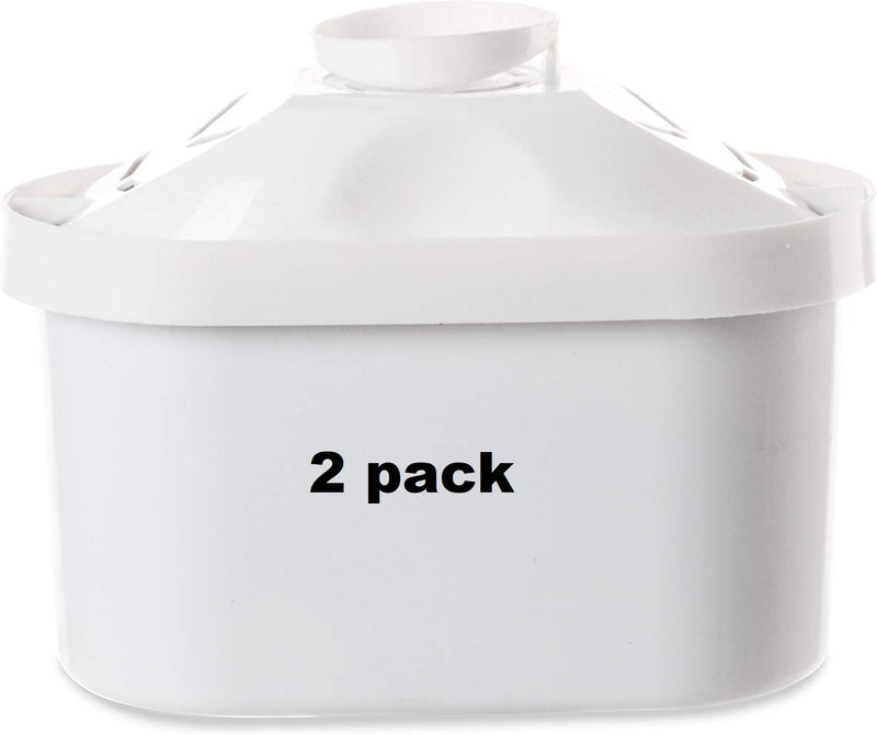 EHM Ultra SureFlow 2 Pack Filter Replacement Cartridge for EHM Ultra Premium Alkaline Mineral Water Ionizer Pitchers, Filters fits Ultra 3.5L, 3.8L Pitcher