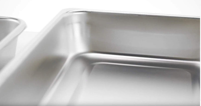 [Australia - AusPower] - Grafco 3259 Graham-Field Metal Instrument Tray for Medical, Dental, Tattoo, and Surgical Supplies, Stainless Steel, Large, 12-1/4" x 7-5/8" x 2-1/8" 
