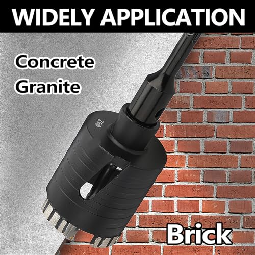 82mm (3-1/4 inch) Dry Core Drill Bit with SDS Plus Adapter for Concrete 82mm ( 3-1/4 inch )