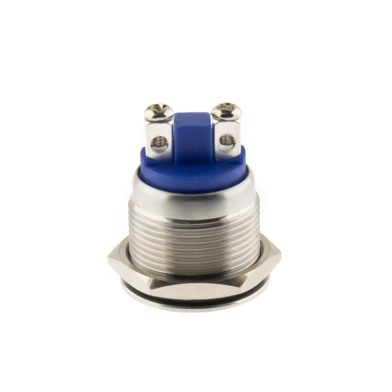 [Australia - AusPower] - SeKi 19161 Stainless Steel Push Button Diameter 19 mm Touch Button Curved Head Shape Screw Connection Bell Push Button Standard - Schraube 19 mm - curved 
