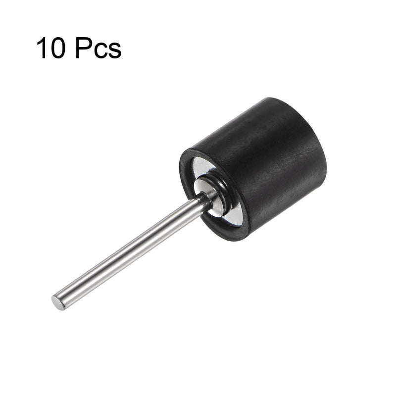 [Australia - AusPower] - QUARKZMAN 1/2 Inch Sanding Drum Rubber Mandrels 2.35 mm Shank Grinding Sleeve Holder for Drum Grinder Rotary Grinder Pack of 10 
