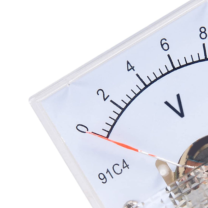 [Australia - AusPower] - uxcell DC 0-10V Analog Panel Voltage Gauge Volt Meter 91C4 2.5% Error Margin 