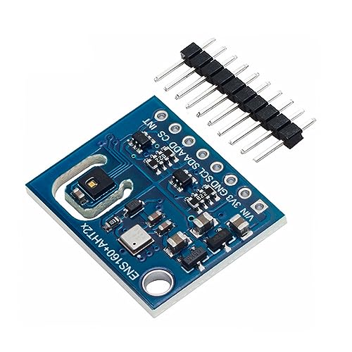 Hailege ENS160+AHT21 CO2 eCO2 TVOC VoCS Gas Sensor Carbon Dioxide Sensor for Monitoring Air Quality Temperature Humidity Sensor Replaces CCS811