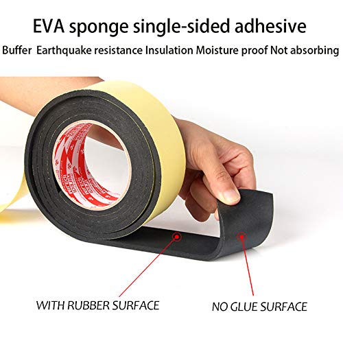 [Australia - AusPower] - Foam Insulation Tape Adhesive, Seal, Doors, Weatherstrip, Waterproof, Plumbing, HVAC, Windows, Pipes, Cooling, Air Conditioning, Weather Stripping, Craft Tape (33 Ft- 1/8" x 2") 33 Ft- 1/8" x 2" 