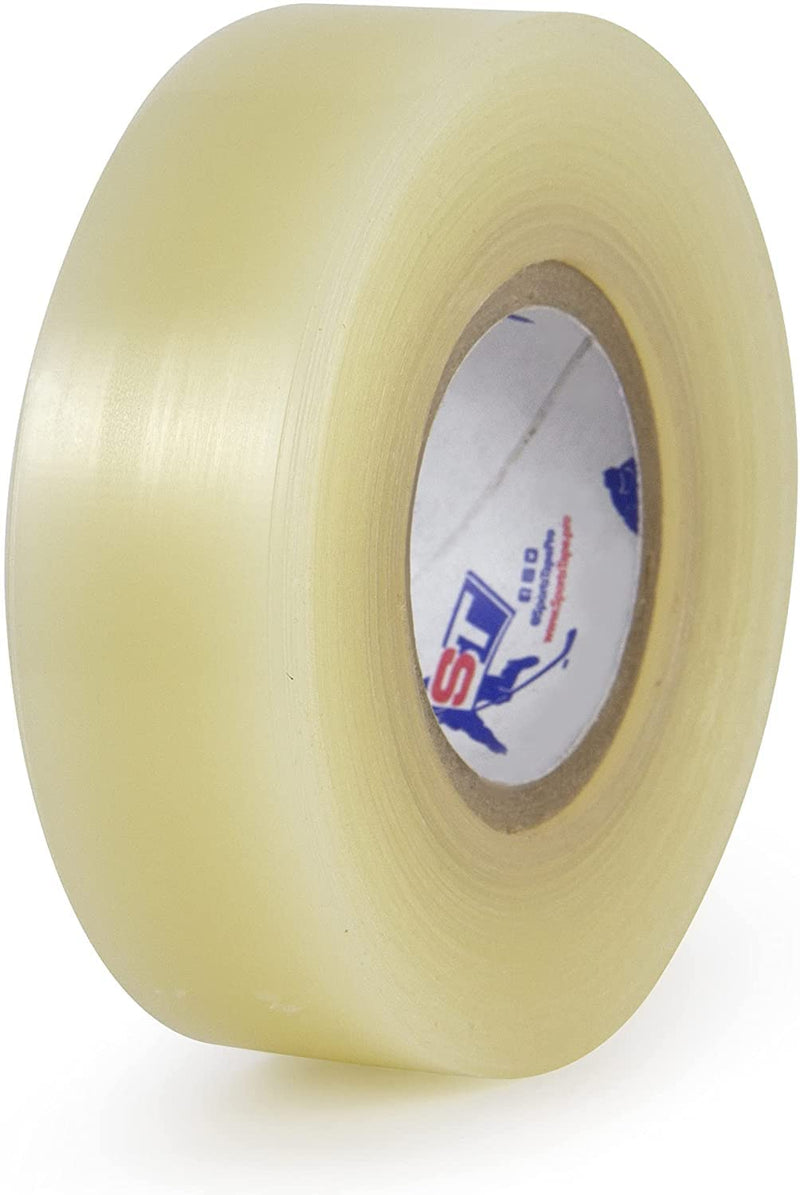 SportsTape Clear Hockey Tape for Socks and Gear (24mm x 25m, Clear) 24mm x 25m
