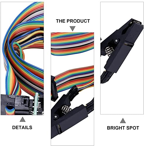 [Australia - AusPower] - SOP16 IC Test Clip, SOP16 to DIP16 Online Test Clip, Suitable for 25 Series Chips, Universal Body Non-Dismantling Programming Clip Test Clamp 