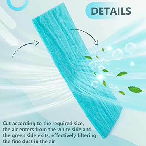 Tudomro 1 Rolls 90" x 12" Merv 8 Air Vent Filters Cut to Fit