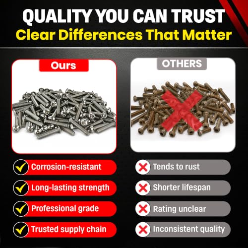 Chenango Supply #10-32 x 1 stainless socket button head cap screw, threaded fastener with hex drive