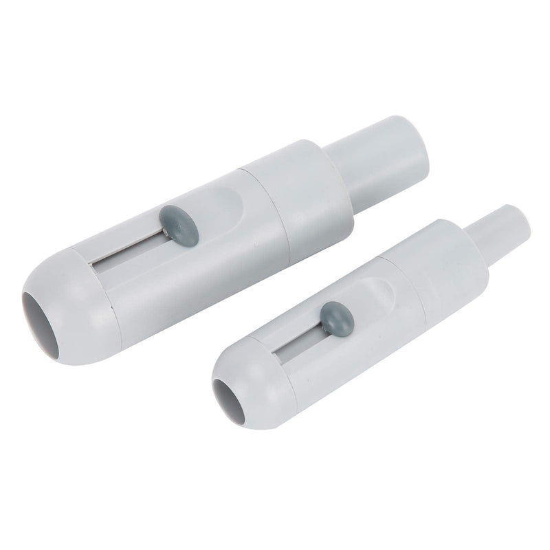 [Australia - AusPower] - 2 pcs Dental saliva ejector, suction adapter valves Weak and strong adapter nozzle set, Plastic dental suction handle Dental HVE SE suction tube adapter empty 