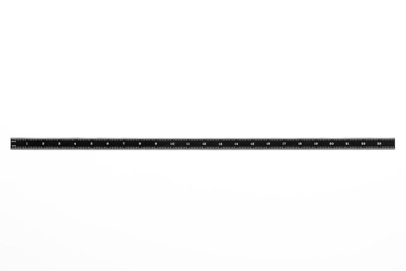[Australia - AusPower] - PEC Tools 161-024EZ, 24 Inch Flexible Ruler, 16R (32nds, 64ths, 50 THS, 100ths),Made in US, Stainless Steel, Black Chrome 24 Inch-16R 