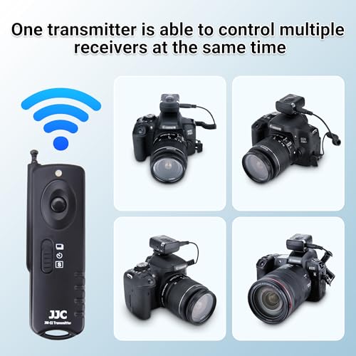 JJC Wireless Remote Control Shutter Release for Fuji X100VI X-T30 III X-T5