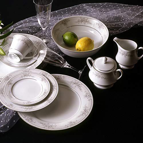 Noritake Sweet Leilani Set of 4 Teacups, 8 oz.
