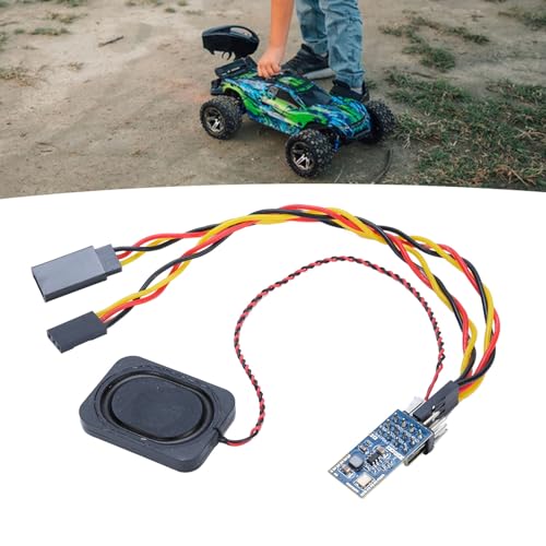 Gonetre RC Car Engine Sound Simulator High Simulation Remote Control Car Sound Module for 1/28 1/24 1/18 Scale RC Crawler Trucks Electronic Components