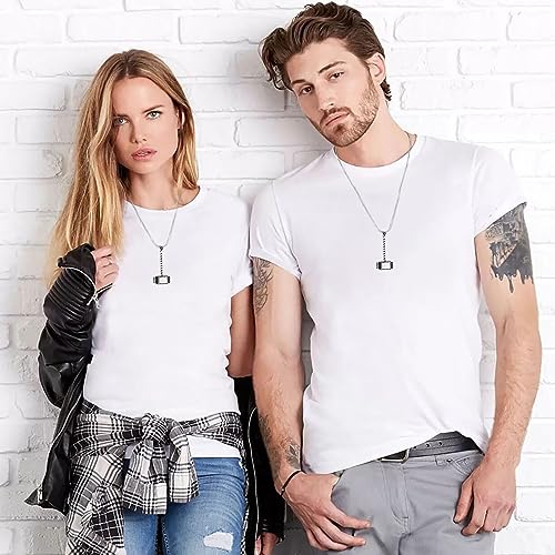 Minicremation Mjolnir Thors Hammer Urn Necklace for Ashes for Men Celtic Nordic Viking Cremation Jewelry for Women Keepsake Memorial Ashes Pendant Silver