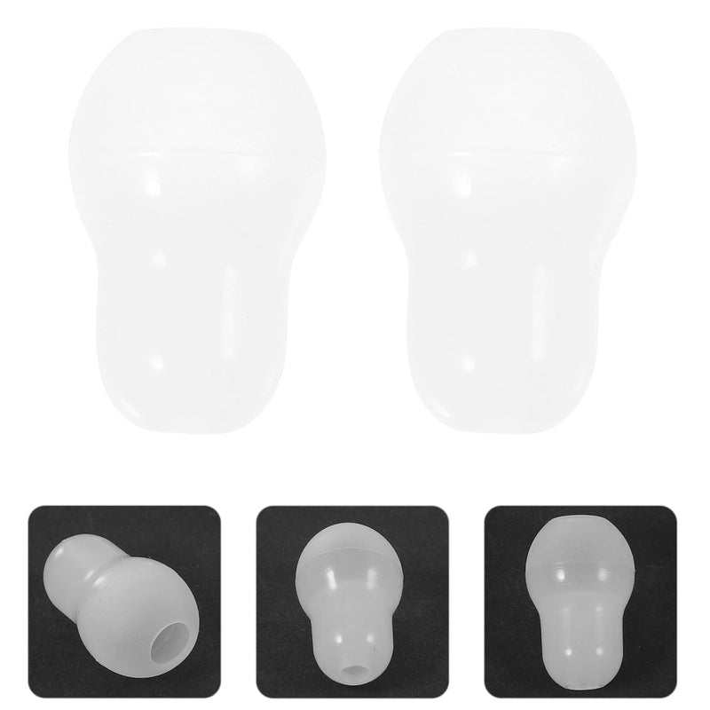 [Australia - AusPower] - GLEAVI 8pcs Stethoscope Earplugs Replacement White ： Stethoscope Ear Tips Replacement Stethoscope Ear Pieces Earbuds for Stethoscope Parts Accessories White 