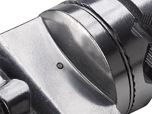 Kupo 2.5" Grip Head with Over Sized Ergonomic Handle, Precision Locking Teeth, Durable Metal Construction, and Smooth Control for Professional Grip Arm Positioning - Black