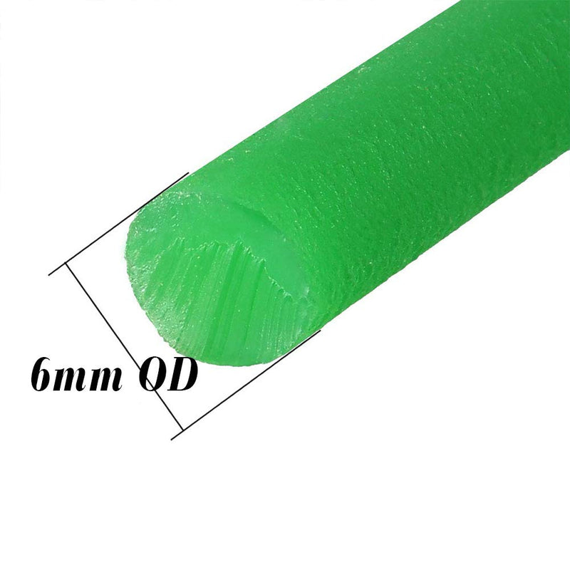 [Australia - AusPower] - Beduan PU Transmission Round Belt 6mm OD High-Performance Urethane Belting Green for Conveyor Bonding Machine Dryer 16.4 Ft 6mm x 16.4ft 1 