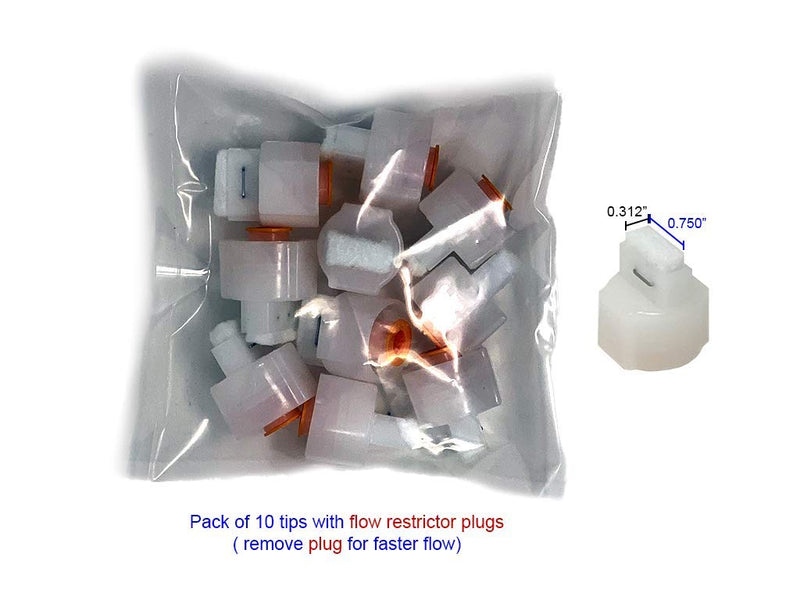 [Australia - AusPower] - Felt Tip Applicator 0.750" x 0.312" with Felt Density of 32oz/sq. Yard (Qty. of 10) 