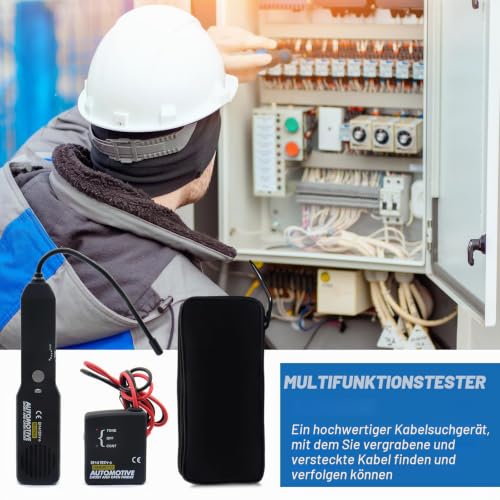 Cable Break Detector, Cable Tracker, Cable Finder, Cable Tester, EM415PRO, Cable Tracker, Network Cable Tester, Multifunctional Cable Checker Line Finder, Car Repair Tool, Network Cable Tester
