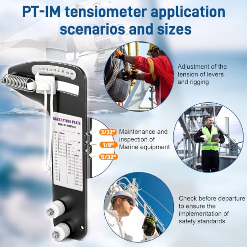 Micnce PT-1M sailboat rigging tension gauge force gauge with compact handheld design