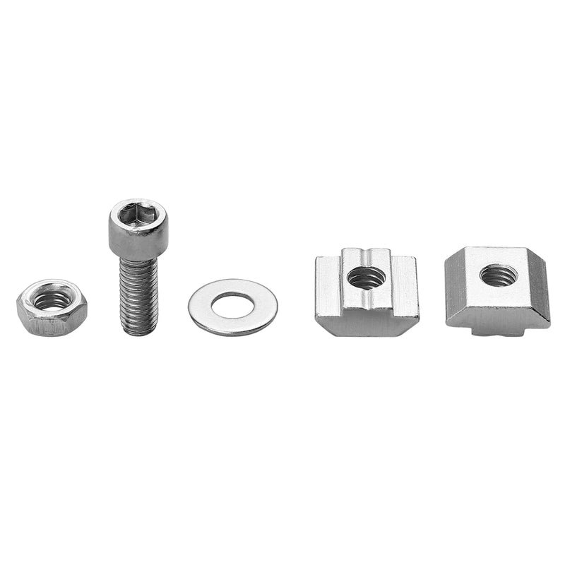 [Australia - AusPower] - JiGiU 4-Pack Aluminum Handle Aluminium Alloy Rectangular Industrial Pull Handle 120mm Hole Distance for 30 Series European Standard Aluminum Extrusion Profile -Black (4, Black, 30 Series) 