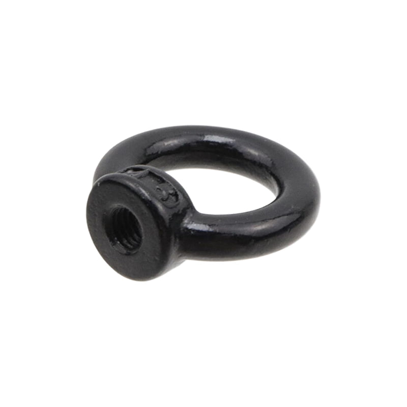 [Australia - AusPower] - 6Pcs Stainless Steel Lifting Eye Nut M5 Metric Ring Shape Lifting Eye Nut Ring Eye Bolts Threaded Nut Fastener M5 Lifting Eye Nut 