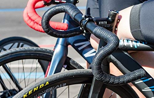 Road Bike Handlebar Tapes EVA Bicycle Bar Tape for Cycling Handle Wraps for Touring Cycling -Black，2 Rolls