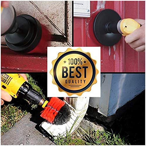 6 Piece Stiff Brush Drill Brush Kit/Spin Brush Power Scrubber/Cleaning For Home Kitchen Toilet Indoor Outdoor Garden Statues,Stone