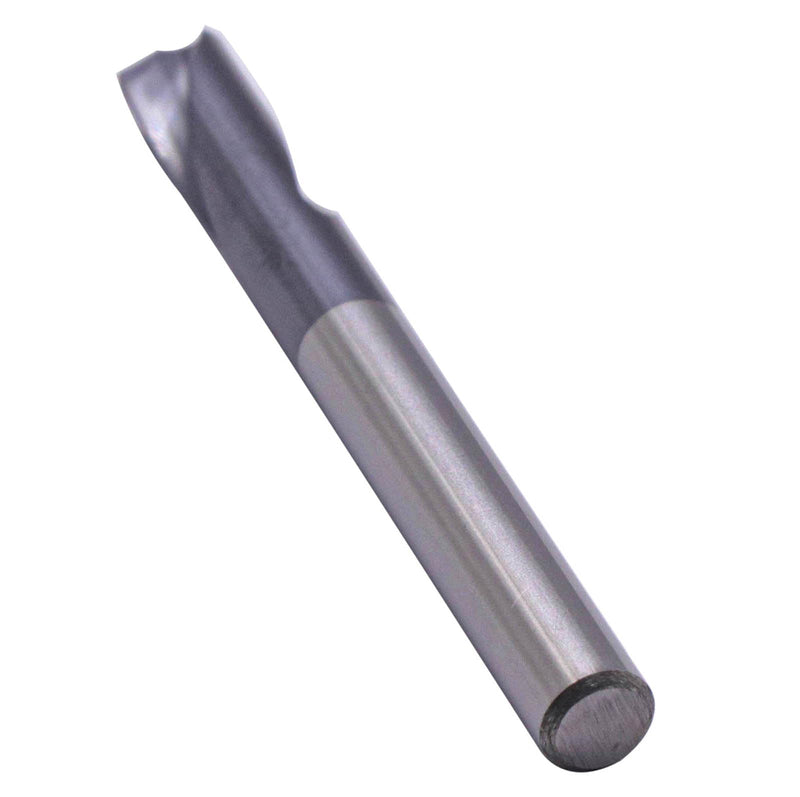 BestParts 2Pcs 2 Flute 120 Degree Solid Carbide Spot Drill - AlTiN Coated | Spotting Drill, 1/4" Shank Diameter, 3/4" Flute Length, 2-1/2" Overall Length 1/4 in