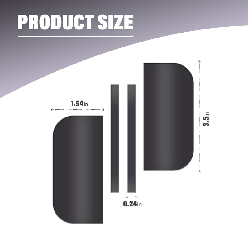 30 Pack 3.5" Door Hinge Masking, Magnetic Door Hinges Protect Shields for Painting, Door Hinge Paint Covers for Residential Door