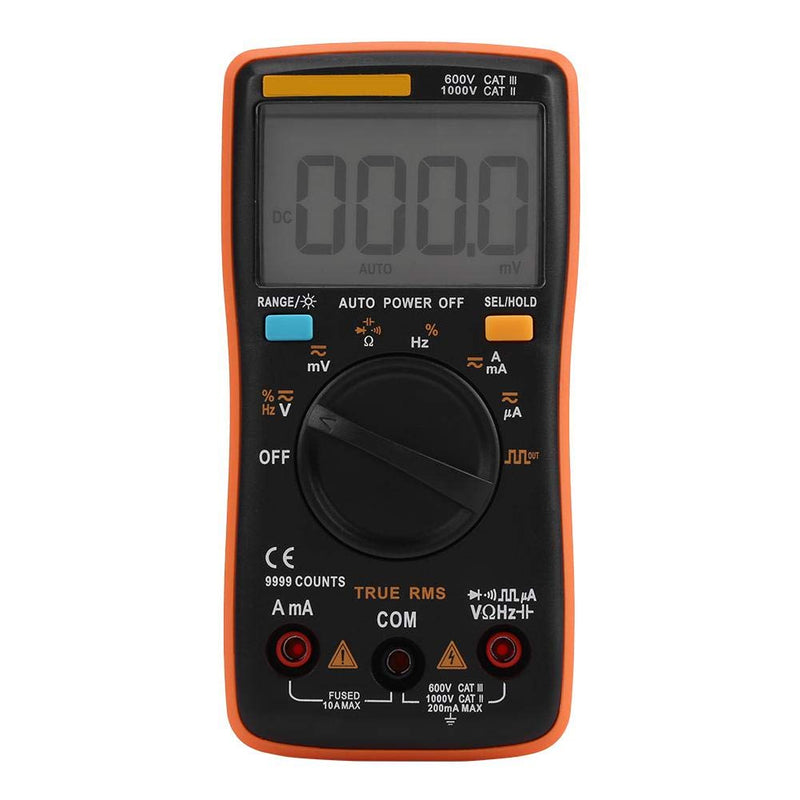 [Australia - AusPower] - AN8008 True RMS Digital Multimeter with Continuity & Diode Test AC DC Voltage Ammeter Ohm Meter for Home Automotive Electrical Use 