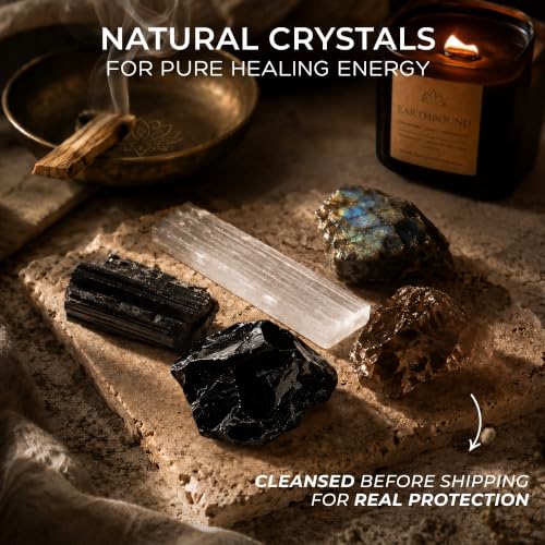 Anima® Protection Crystal Set for Energy Shielding, Grounding & Peace