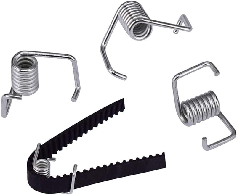 [Australia - AusPower] - 5M GT2 Timing Belt 10mm Width + 6pcs 20 Teeth 5mm Bore Timing Pulley Wheel + 4pcs 20 Tooth Bore 5mm Idler+4pcs Tensioner Spring Torsion,for 3D Printer 5M SET 