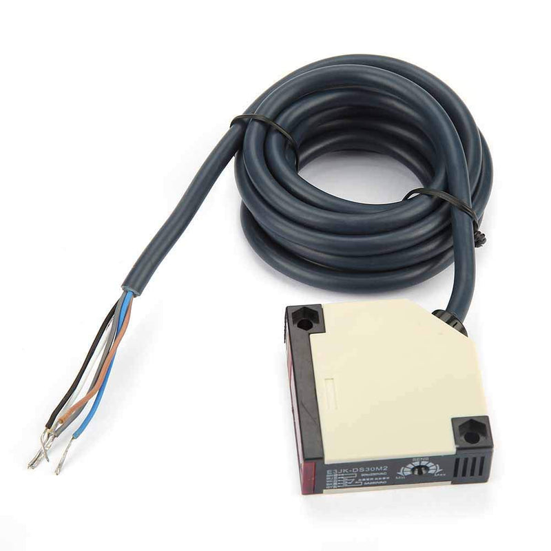 [Australia - AusPower] - Photoelectric Switch Sensor, 30cm Detection Distance Diffuse Reflection Infrared Switch Photoelectric Beam Sensor Proximity Switch (E3JK-DS30M2 Normally Closed) E3JK-DS30M2 normally closed 