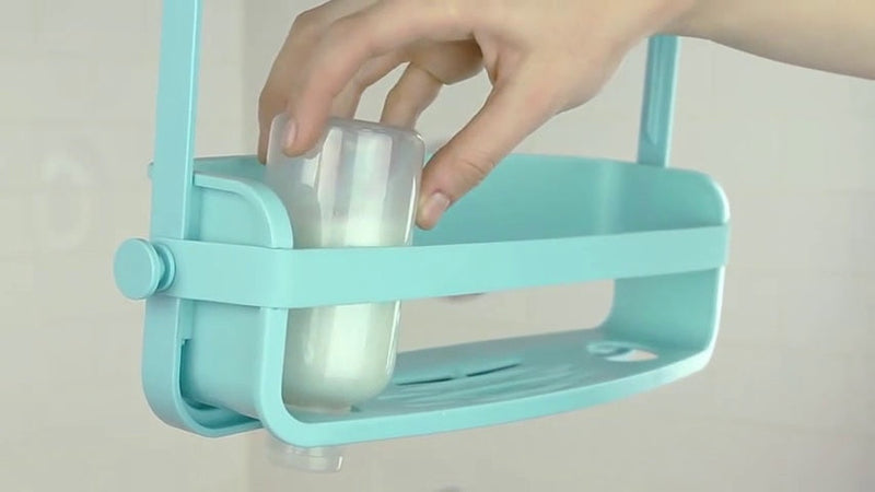 Umbra Flex Shower Caddy, Hanging 2 Shelves Bathroom Organizer, White