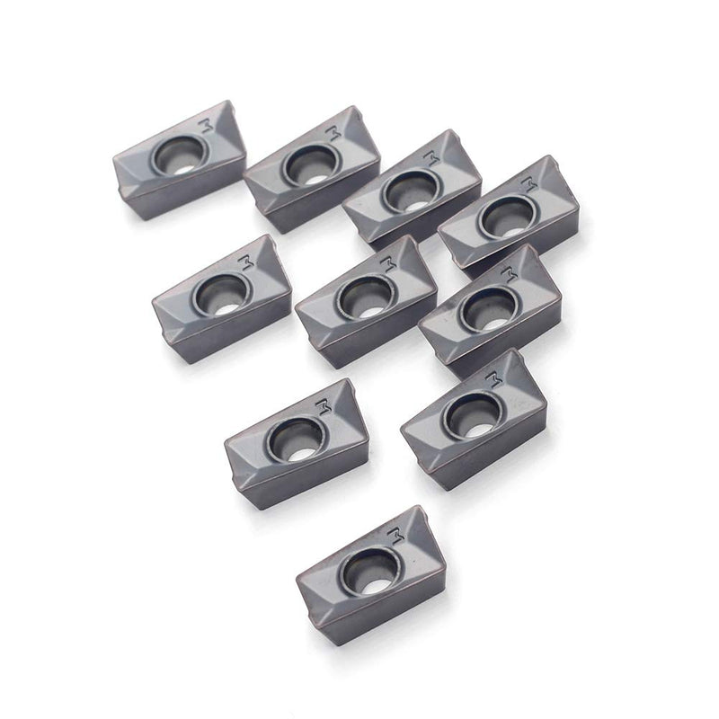 [Australia - AusPower] - OSCARBIDE Carbide Inserts APKT1604 TiAlN Coated Indexable Milling Inserts APKT Style,10 Piece/Box 