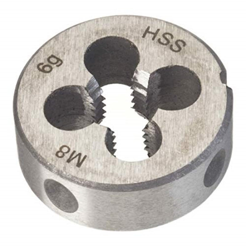 HAZET 849AG-M8 Die - Multi-Colour | 23 g, thread M 8 x 1.25, drive 270160 thread cutter, 270140 screw extractor, nut sprinkler, thread repair, M8