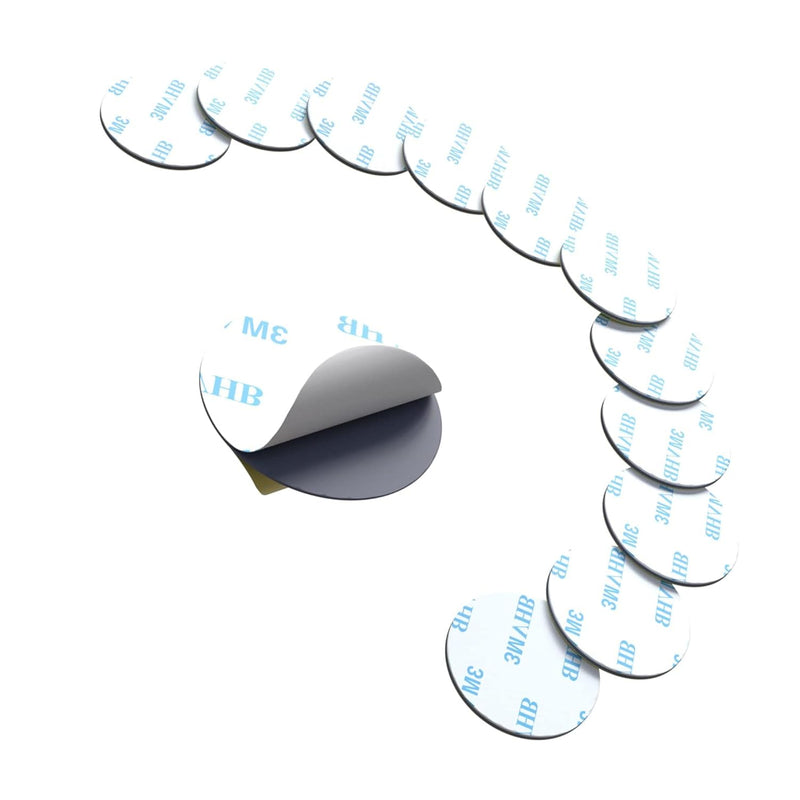 [Australia - AusPower] - 12 of Circle Dots 1.38 Compatible with 3M Adhesive Double-Sided Tape Pads for Mounting Bonding 