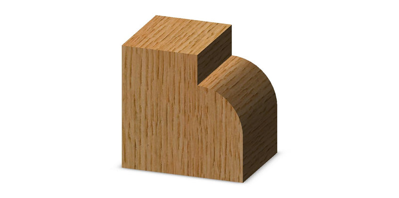 Whiteside 2008 Roundover Bit 3/8R 1-1/4LD 5/8CL 1/2SH 2FL