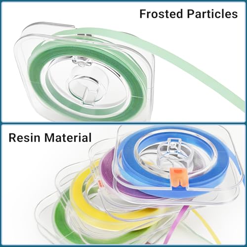 4 Volumes Colourful Teeth Sandpaper, Teeth Polishing Dental Polishing Strips, Dental Sanding Strips, 12μm, 20μm, 30μm, 50μm Grit Size for Spaces, Dental Deep Cleaning of Oral Hygiene (4 mm x 6 m)