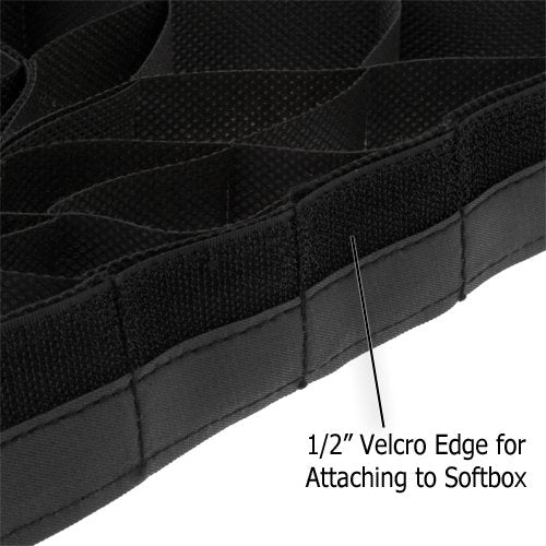 Pro Studio Solutions EZ Pro Strip Box softbox 12"x56" (12x56 in) Eggcrate - 50 Degree Grid (Each Grid Size: 2"(w) x2(l) x1.5(h)), Egg Crate 12" x 56"