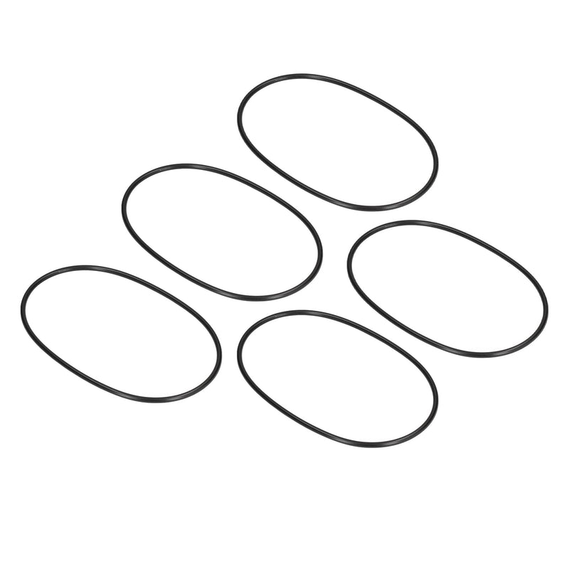 [Australia - AusPower] - YWBL-WH 5PCS Round Rubber Motor Belts 5mm Diameter Suitable for Industrial Mechanical Equipment (5405-0005-0533), Round Belt 5405-0005-0533 