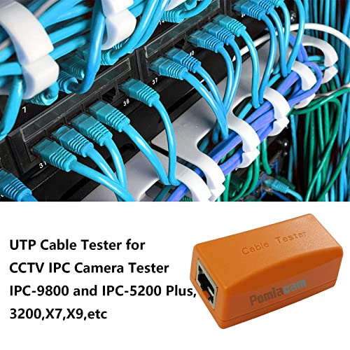 POMIACAM CCTV network cable test box with RJ45 connector for detecting faulty points in network cables