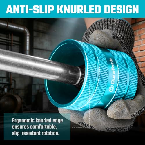 DURATECH heavy-duty inner and outer tubing reamer for large pipe deburring