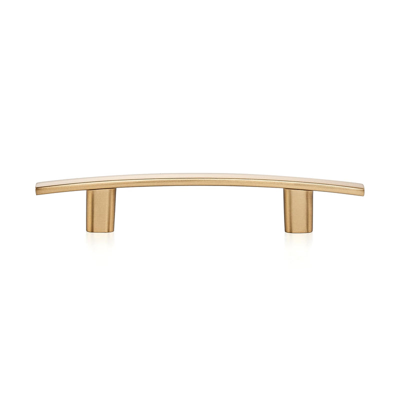 Ravinte 10 Pack | 5-3/16'' Curved Cabinet Pulls Champagne Bronze Kitchen Drawer Pulls Arch Cabinet Handles 5-3/16”Length, 3” Hole Center