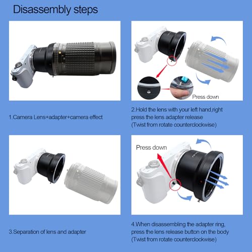 Compatible with P645 PK645 Lens to NEX Camera A6300,A7,A7R,A7II,A7S,A7M2,NEX-7,NEX-6,NEX-5,VG20 VG30 VG900E,PK645 to NEX Lens Adapter.