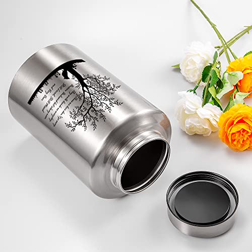 Gredstar Tree of Life Adult Cremation Urn for Human Ashes - Large Memorial Urn with Black Velvet Bag, Funeral & Burial Urns for Home,Still Loved, Still Missed Still Loved, Still Missed