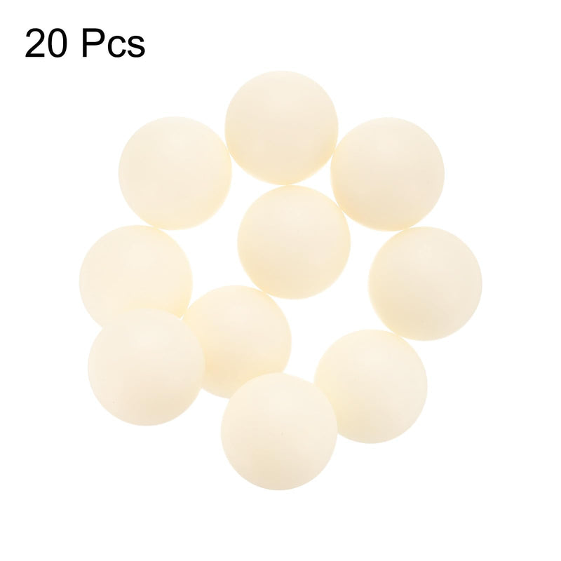[Australia - AusPower] - uxcell 20pcs Nylon Bearing Balls 1" 25.4mm Solid Plastic Balls, Precision Mini Nylon Balls 1" 